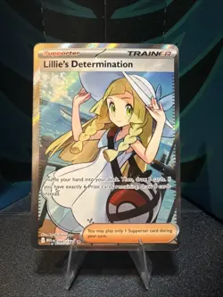 Pokemon TCG Mega Evolutions Lillie’s Determination Ultra Rare Full Art - Image 1