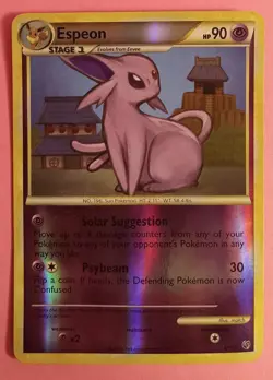 Pokemon TCG Espeon 2/90 Undaunted Reverse Holo Rare LP-/Moderately Played+ - Image 1