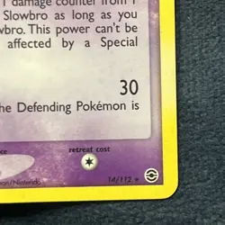 2004 Pokemon Slowbro EX FireRed & LeafGreen #14/112 Vintage SET BREAK - Image 4