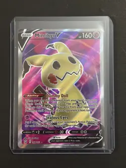Pokemon TCG 2021 Sword & Shield Battle Styles Mimikyu V Full Art 148/163 NM - Image 1