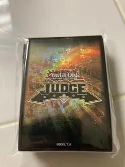 Yu-Gi-Oh! Official Sleeves - Gold Hieroglyphs Judge Sleeves SEALED - Image 1