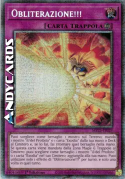 OBLITERAZIONE!!! • (Obliterate!!!) • Rara Starlight • MP25 IT029 • 1Ed • Yugioh! - Image 1
