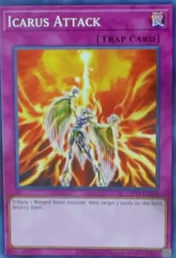 Yugioh! LP Icarus Attack - OP14-EN024 - Common - Unlimited Edition Lightly Playe - Image 1