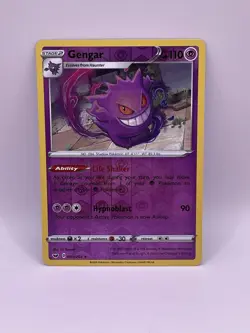 Pokemon Card Gengar Sword & Shield Reverse Holo Rare 085/202 Near Mint + - Image 1
