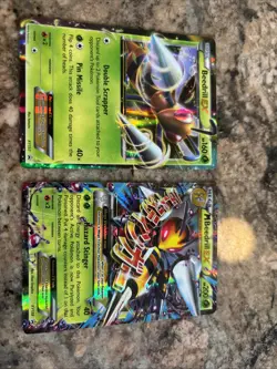 Pokemon Beedrill EX XY157 Mega Beedrill EX XY158 Promo Cards - Image 1