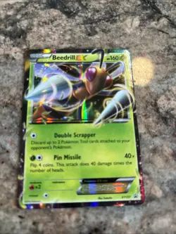 Pokemon Beedrill EX XY157 Mega Beedrill EX XY158 Promo Cards - Image 4