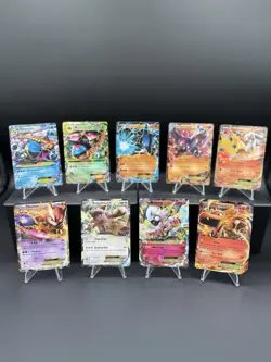 XY Era Lot of 9 EX Pokemon Cards DMG-MP - Image 1
