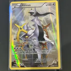 Pokemon TCG Arceus XY XY83 Holo Promo Card Near Mint Condition - Image 1