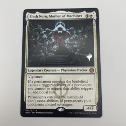 MTG Elesh Norn, Mother of Machines - Phyrexia: All Will Be One Promo Pack-LP+ - Image 1