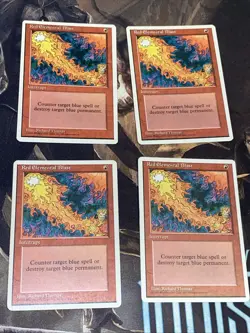 Red Elemental Blast X4 Mtg 4th Fourth Edition Lp/Mp - Image 1