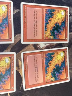 Red Elemental Blast X4 Mtg 4th Fourth Edition Lp/Mp - Image 3