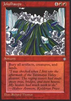 1x Jokulhaups Heavy Play, English Ice Age MTG Magic - Image 1