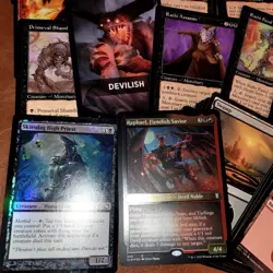 Whole COMMANDER Magic Deck MTG - Raphael DEVILS DEMONS MERCENARIES Tribes Rares - Image 1