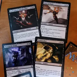 Whole COMMANDER Magic Deck MTG - Raphael DEVILS DEMONS MERCENARIES Tribes Rares - Image 4