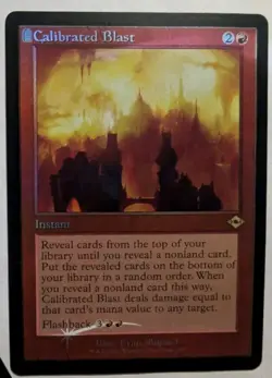 Calibrated Blast (Retro Frame) (Foil Etched) Modern Horizons 2 - MTG RARE - Image 1