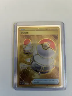 Pokemon TCG Mew EX / Switch / And Basic Energy (GOLD 151 /3 Lot Cards) English - Image 3