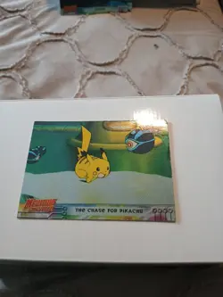 Pokemon Vintage The Chase For Pikachu #28 Texture Foil Rare Black Label LP/EX - Image 1