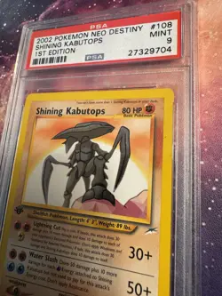 Shining Kabutops Holo 1st Edition - Neo Destiny - PSA 9 - Pokemon TCG - Image 4