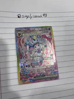 2025 Pokemon Sylveon ex Special Illustration Rare 156/131 Prismatic Evolutions - Image 3