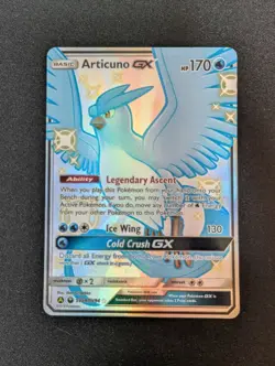 Pokemon TCG Articuno GX SV54/SV94 Hidden Fates: Shiny Vault Full Art Holo - Image 1