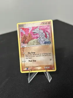 Onix (65/115) Reverse Holo Pokemon Ex Unseen Forces - TCG [DMG] - Image 1
