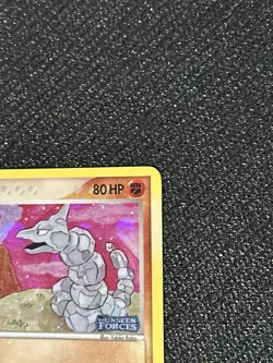 Onix (65/115) Reverse Holo Pokemon Ex Unseen Forces - TCG [DMG] - Image 4