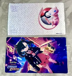 Pokemon Crown Zenith + Scarlet & Violet 151 Playmat / Mouse Pad SET - 23 X 13 - Image 2