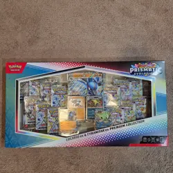 3 x Pokemon Prismatic Evolutions Lucario EX and Tyranitar EX Premium Collection - Image 3