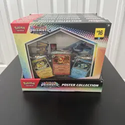 NEW Pokemon Prismatic Evolutions Poster Collection Sealed Display Set Of 6 Boxes - Image 1