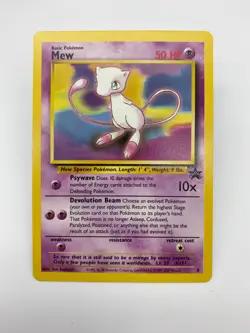 Mew Black Star Promo # 8 Pokemon NM Vintage WOTC Wizards - Image 1