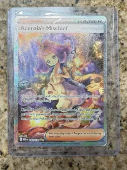 Pokemon Mega Evolution Acerola's Mischief SIR 183/132 - Image 1