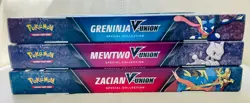 Pokemon V-Union Special Collection Set (Greninja + Mewtwo + Zacian) - New/Sealed - Image 1