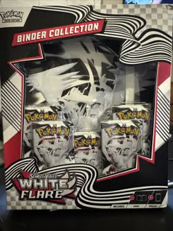 Pokemon Scarlet And Violet White Flare Binder Collection New Unopened! - Image 3