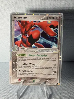 Pokemon Scizor ex 108/115 Unseen Forces Holo Light Play See Photos - Image 1