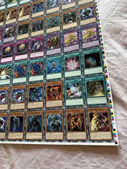 YuGiOh! Destiny Heroes Uncut Sheet Common - Error Misprint 1st Edition LEHD - Image 4