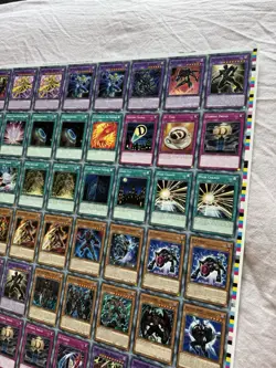 YuGiOh! Destiny Heroes Uncut Sheet Common - Error Misprint 1st Edition LEHD - Image 5