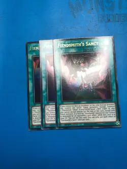 YUGIOH 3x Ultra Rare Fiendsmith's Sanct MP25-EN229 1st Edition - Image 1
