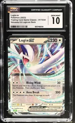 2023 Pokemon Trading Card Game Classic #017/034 Lugia ex CGC 10 - Image 1