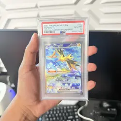 Zapdos EX 202/165 Scarlet & Violet 151 Special Illustration Pokemon Card PSA 10 - Image 1