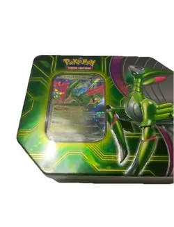 Pokemon Trading Card Game Paradox Clash Iron Leaves ex tin Sealed - Image 1
