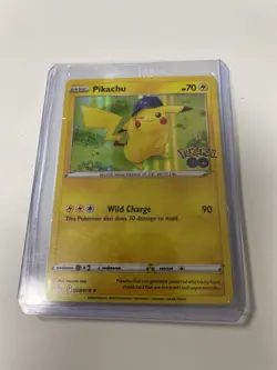 2022 Pokemon GO Pikachu Holo Promo Card 028/078 New Sealed - Image 1