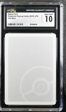 CGC 10 Spare Card Pokemon playing cards 2019 Old Maid - Image 1