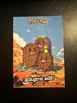Dugtrio #51 - Cracked Ice Holo - Crystal Collection 2024 - Pokemon Card - Image 1