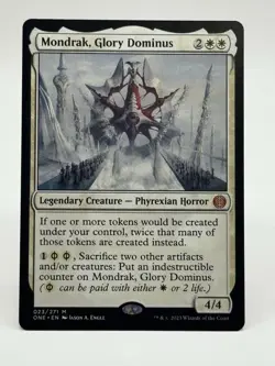 Mondrak, Glory Dominus 023/271 NM MTG Phyrexia All Will Be One Magic Card - Image 1