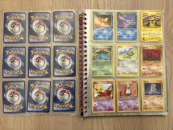 Pokemon TCG WOTC Vintage Cards in binder including holos and rares - Image 2
