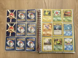 Pokemon TCG WOTC Vintage Cards in binder including holos and rares - Image 3