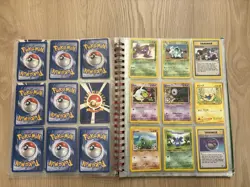 Pokemon TCG WOTC Vintage Cards in binder including holos and rares - Image 4