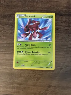 Pokemon TCG Black & White Shiny Genesect Promo Card Non-Holo - Image 1