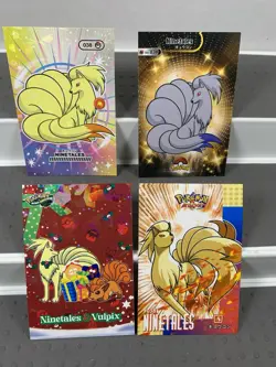 Pokemon Lot of 25 Cards and Stickers Ninetails #38 Ninetails Only Pokemon Lot - Image 2