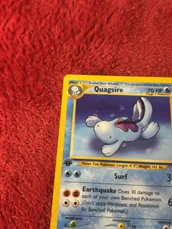 Quagsire 45/111 Neo Genesis Regular 1st Edition Wotc Pokemon Card Lp - Image 2